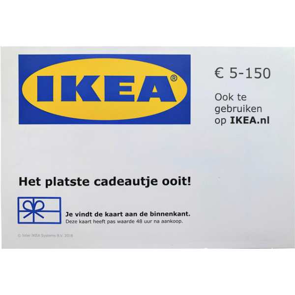 Beschikbaar Eigenlijk Abnormaal Cadeaukaart Ikea – Bruna Deventer centrum