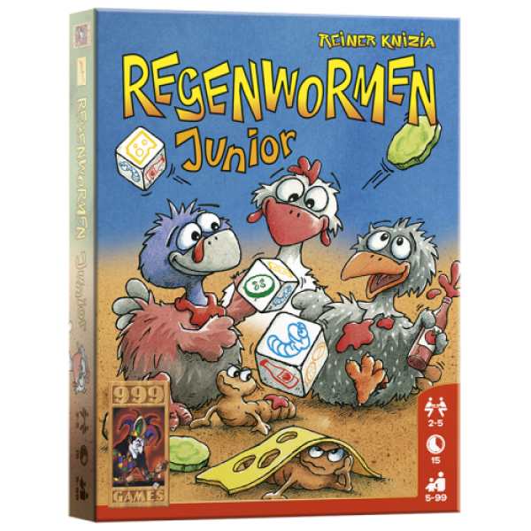 Regenwormen Junior - dobbelspel